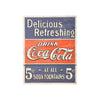 Naparts Metal Sign Delicious Coca Cola 1619