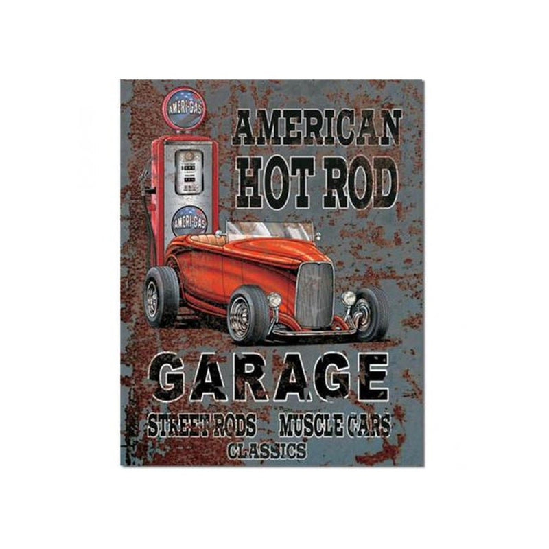 American Hot Rod Metal Sign (32x41cm) MSI1539