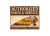 Indian Authorised Parts and Service Metal Sign (41x32cm)