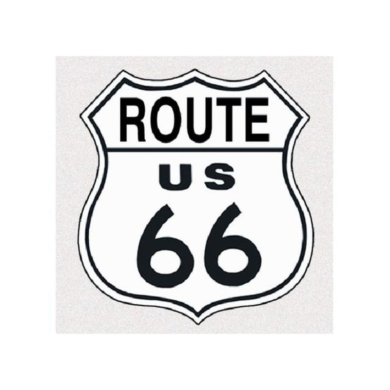 Route 66 Shield Metal Sign (28x28cm) MSI679