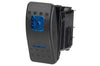 Narva Switch Momentary Rocker Illuminated 12V 20A Blue