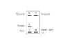 Narva Switch Momentary Rocker Illuminated 12V 20A Blue