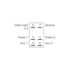 Narva Rocker Switch Illuminated 12/24V Blue Off On 63171BL