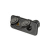 Narva Twin Flush Mount Socket Merit/Engel 81142BL
