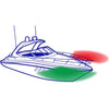 Narva 1 Nautical Mile LED Port & Starboard Lamps with