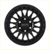 Black and silver nestu wheels alloy wheel with rugged multi-spoke design 17x85 6x1397 satin black finish