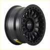 Black matte finish negu no12 17x8.5 alloy rim with rugged multi spoke design and bold center cap in satin black