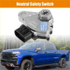 Neutral safety switch for toyota 4runner 2003-2009 silver metallic with black connector and hex bolt showing engraved part numbers