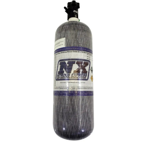 Nitrous Express Composite Bottle w/Lightning 500 Valve 6.79 Diameter x 23.25 Tall