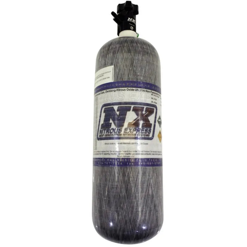 Nitrous Express Composite Bottle w/Lightning 500 Valve 6.79 Diameter x 23.25 Tall