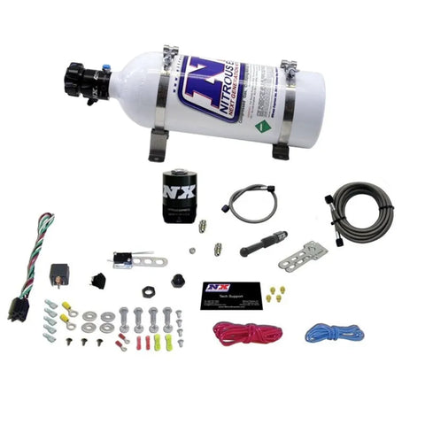 Nitrous Express Dry EFI Single Nozzle Nitrous Kit 35-150HP w/5lb Bottle