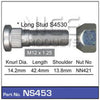 Nice Wheel Stud & Nut M12x1.25 42.4mm NS453