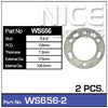 Nice Products Wheel Spacer 6x139.7mm PCD (Pair) WS656-2