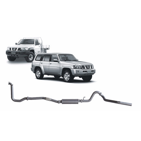Redback Extreme Duty Exhaust 3in Turbo Back (No Cat With