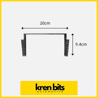 Nissan 350Z Carbon Fibre Navigation Display Surround Trim