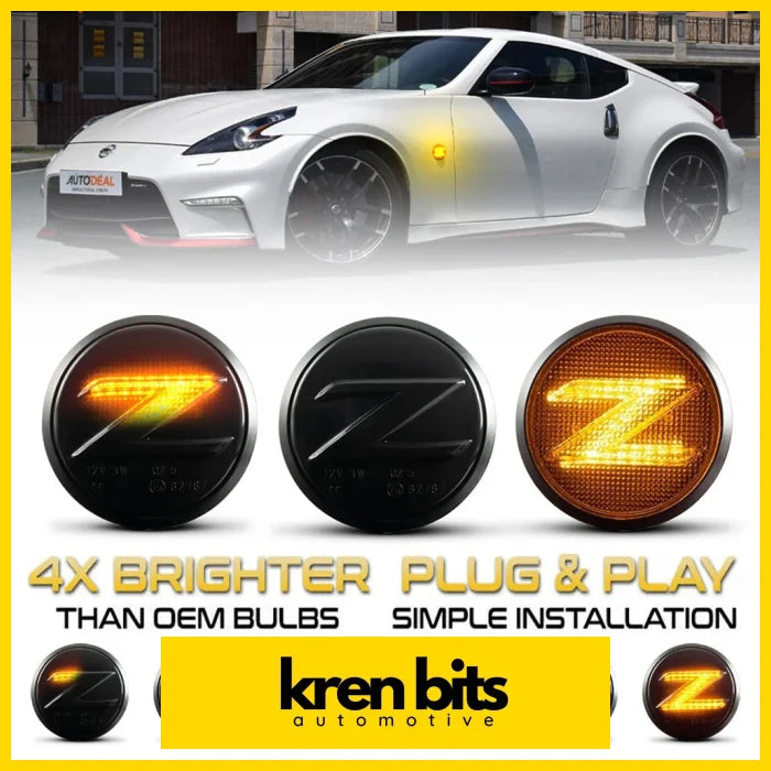 Nissan 370Z 09 - 20 ’Z’ Clear Side Indicators