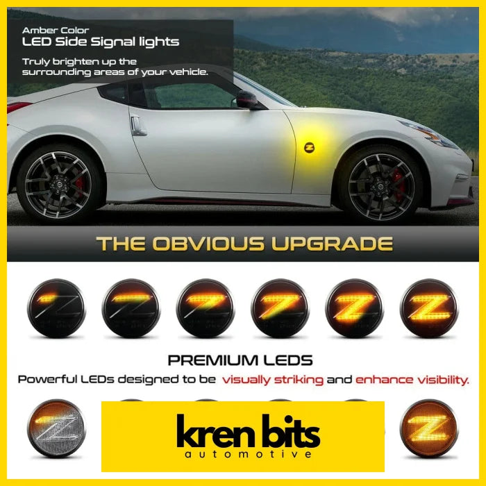 Nissan 370Z 09 - 20 ’Z’ Clear Side Indicators