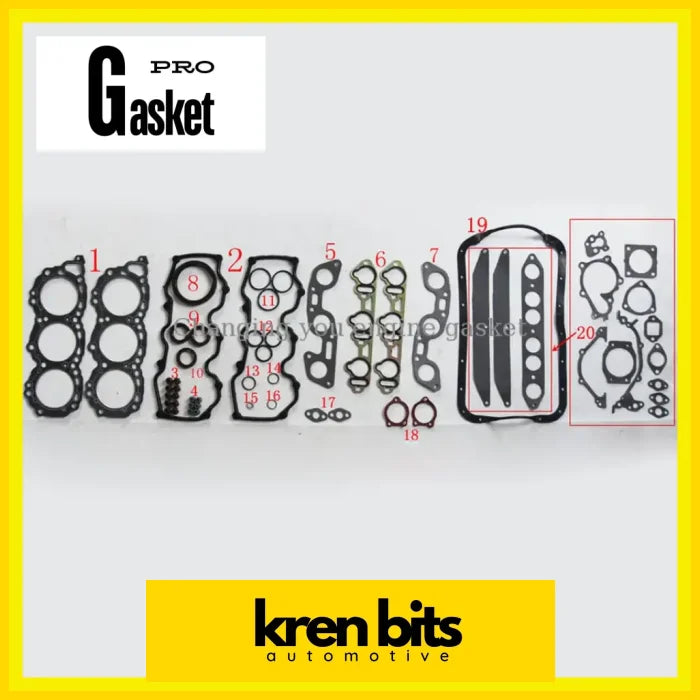 NISSAN CEDRIC SEDAN 3.0L VG30S VG30 Engine Kits Set Engine Seal Gasket 10101-39V26 Kren Bits