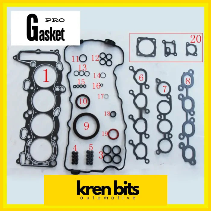 For Nissan G20 Tsuru Sentra 200 Sx Sr20De Engine Rebuilding Kits Parts Automotive Spare Gasket