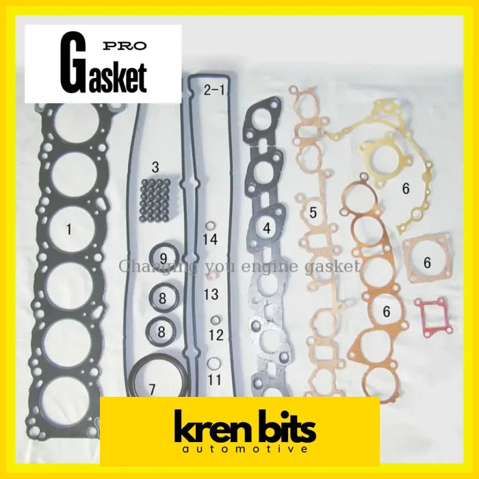 For Nissan Laurel Altima A31 Rb20D Automobile Overhaul Complete Engine Gasket Full Set Use Parts