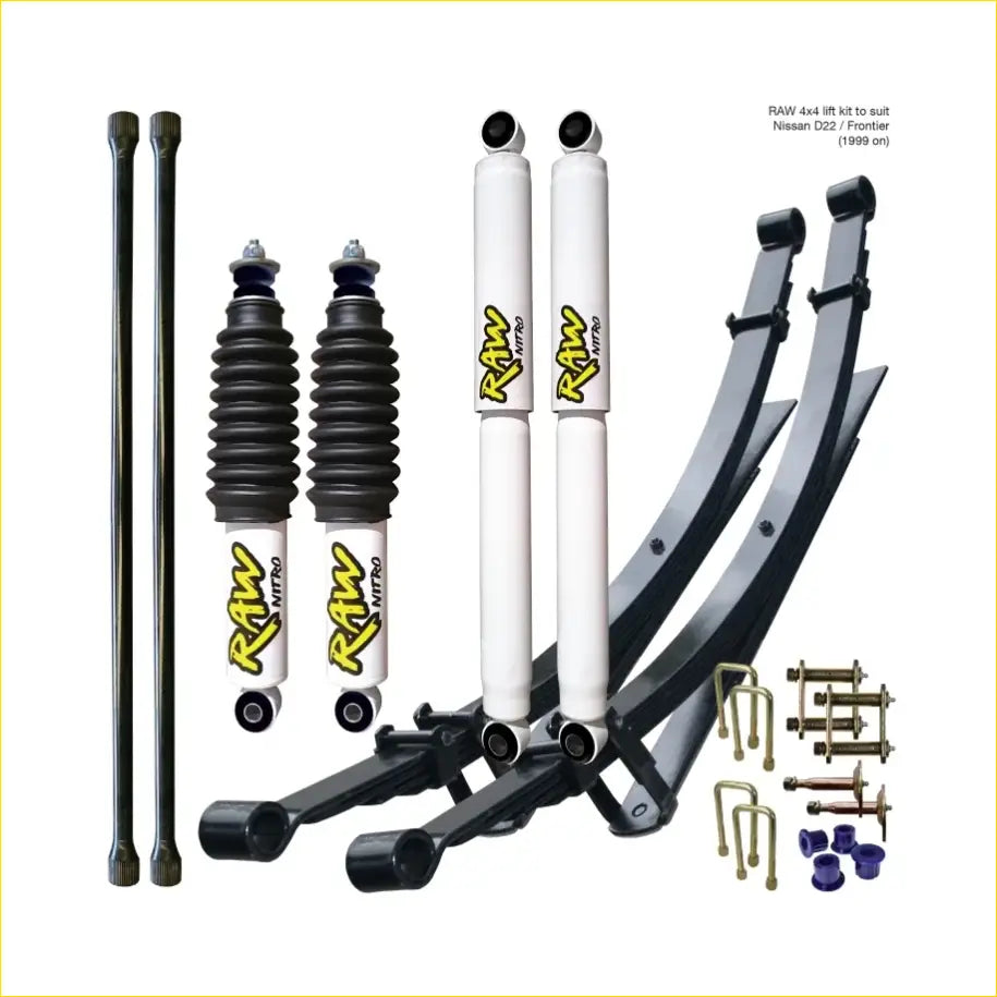 Nissan Navara D22 / Frontier (1999 on) - Raw Nitro Lift Kit