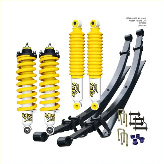 Nissan Navara D40 STX550 (2010 on) - Raw Nitro Max Lift Kit