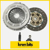 Silver and black exedy safari tuff clutch kit with pressure plate friction disc and release bearing for nissan patrol gq td42