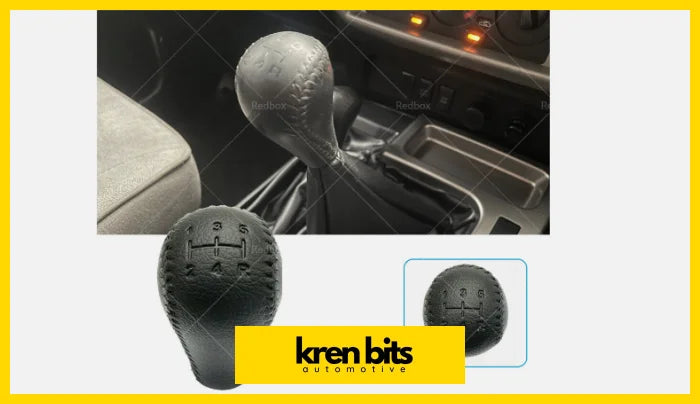 Nissan Patrol Gu/Gq Leather Black Gear Knob