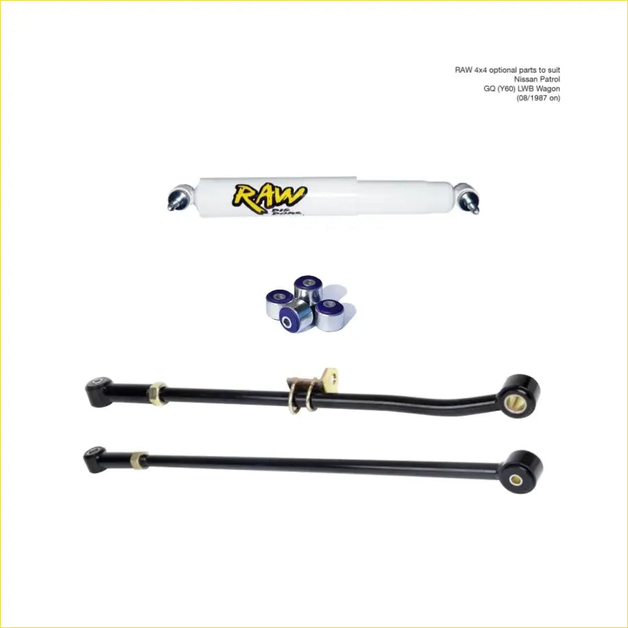 Nissan Patrol GU LWB Wagon (Y61) (12/1997 on) - Raw Nitro Max Lift Kit