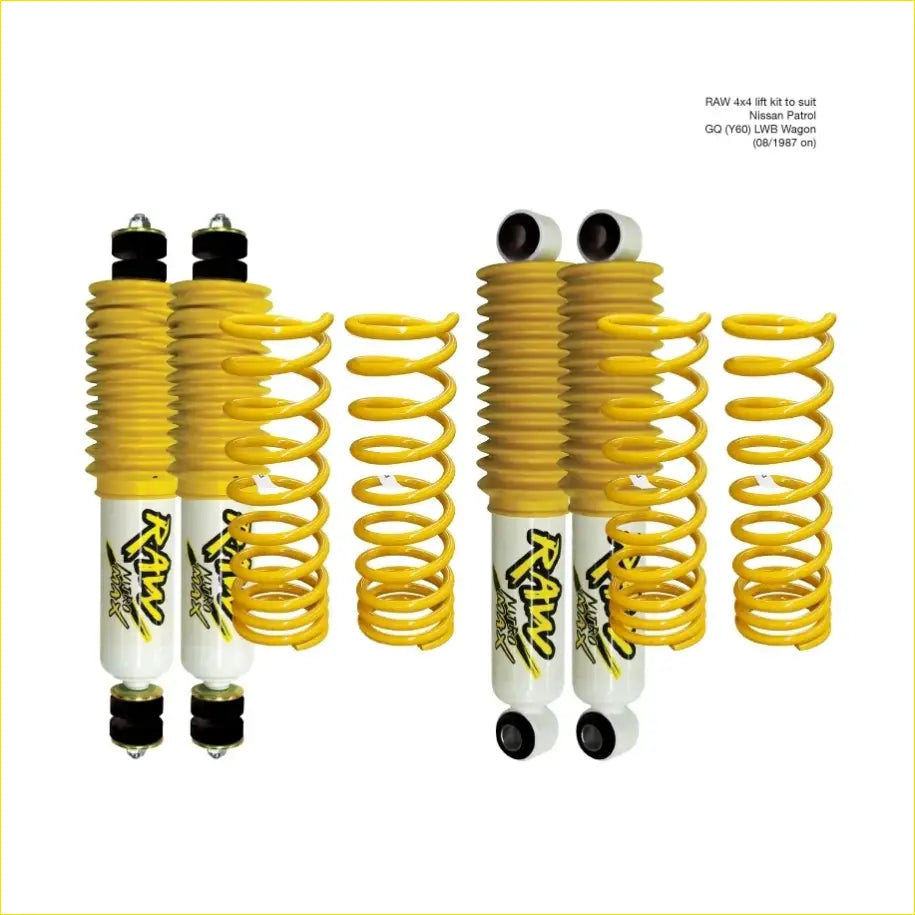 Nissan Patrol GU LWB Wagon (Y61) (12/1997 on) - Raw Nitro Max Lift Kit