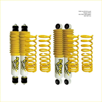 Nissan Patrol GU LWB Wagon (Y61) (12/1997 on) - Raw Nitro Max Lift Kit