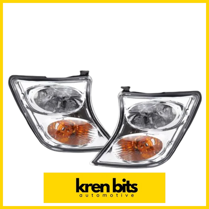 Nissan Patrol/Safari Y61 Led Headlight Kit Angel Eye Crystal