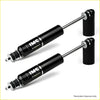 Black ims shock absorbers with chrome accents and sleek cylindrical design for Nissan Patrol Y60 GQ and Y61 GU models