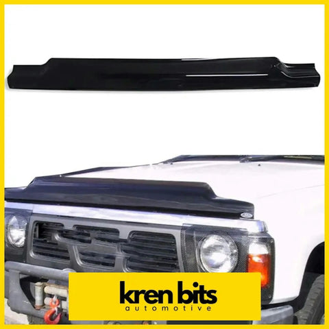Black glossy plastic front bumper guard for nissan safari gq pickup truck bonnet protector td42 model