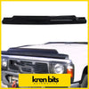 Black glossy plastic front bumper guard for nissan safari gq pickup truck with td42 bonnet protector feature