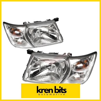 Nissan Y61 Patrol Safari Gu Clear Headlights 00-04