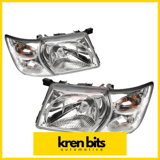 Nissan Y61 Patrol Safari Gu Clear Headlights 00-04