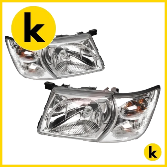 Nissan Y61 Patrol Safari GU Clear Headlights 00-04 Kren Bits
