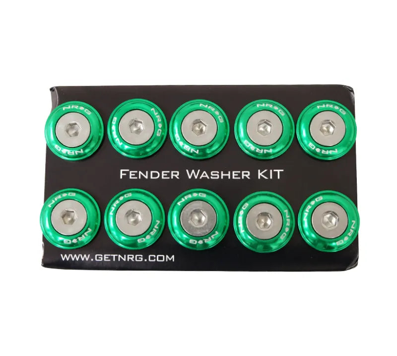 NRG FW-100GN NRG Fender Washer Kit w/Rivets For Plastic