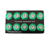 NRG NRG Fender Washer Kit w/Rivets For Plastic (Green) - Set of 10