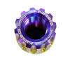 NRG NRG 200 Series M12 X 1.25 Titanium Lug Nut Set - 21 Pc w/Lock Key Socket - Neochrome (image 2)