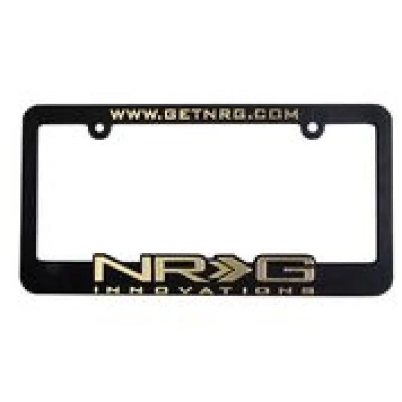NRG LPF-101 NRG License Plate Frame - Gold