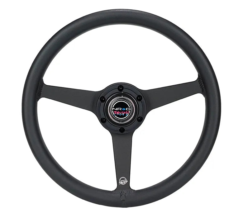 NRG NRG Aluminum Steering Wheel 330mm - Heritage Solid Spoke - Ergonomic Grip - Anadized Purple