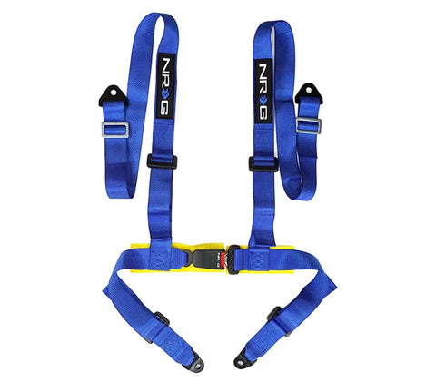 NRG NRG 4 Point Seat Belt Harness / Buckle Lock- Blue