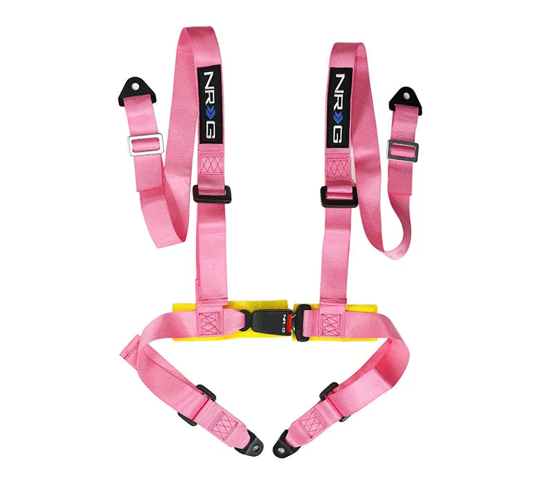 NRG NRG 4 Point Seat Belt Harness / Buckle Lock- Pink