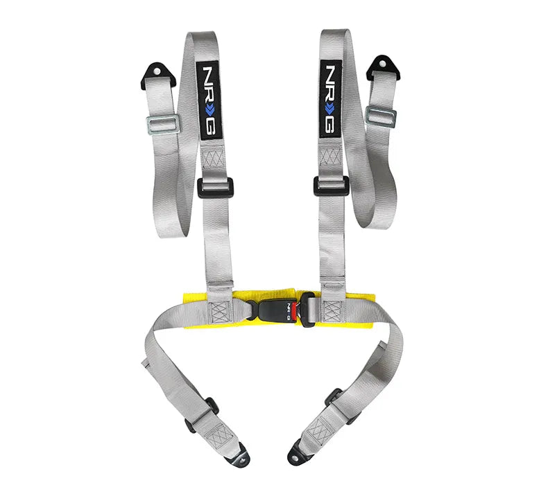 NRG NRG 4 Point Seat Belt Harness / Buckle Lock - Silver