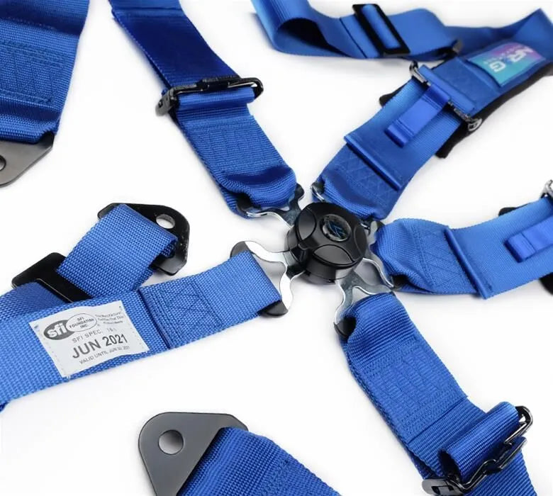NRG NRG 5PT 3in. Seat Belt Harness / Cam Lock - Blue