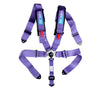 NRG NRG SFI 16.1 5Pt 3 Inch Seat Belt Harness with Pads / Cam Lock - Purple