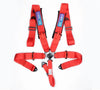 NRG NRG 5PT 3in. Seat Belt Harness / Cam Lock - Red