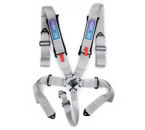 NRG NRG 5PT 3in. Seat Belt Harness / Cam Lock - Silver
